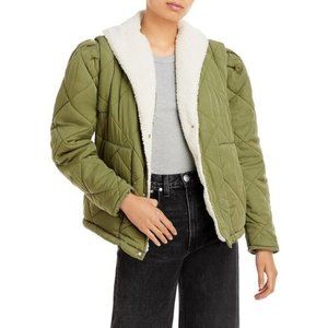 Blanknyc Faux Fur Trim Quilted Puffer Jacket